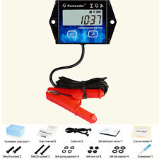 Digital Hour Meter Tachometer Rpm Maintenance Reminder Gas Engine Motorcycle Atv