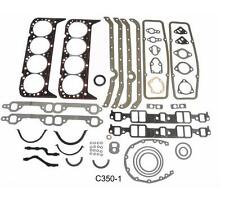 Full Engine Gasket Set For Early 2 Piece Rear Seal Chevrolet Sbc 283 327 350 5.7