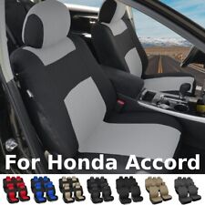 For Honda Accord Car 5 Seat Covers Full Set Front Rear Cushion Protector Pad Mat