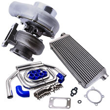 Gt35 Gt3582 Turbo Kit T3 Ar.7063 Turbo Charger With Intercooler Pipe Set