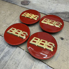 New Red And Gold Bbs Rs Center Caps Blacksilver Set Of 4 36112225190