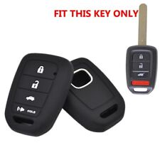 Silicone Key Cover Remote Fob Case For Honda Accord Civic Cr-v Hr-v Jazz