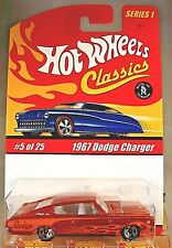 2004 Hot Wheel Classics Series 1 525 1967 Dodge Charger Orange Variant Wbfgr5sp