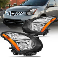 Black Headlights For 2008-2013 Nissan Rogue 2014-2015 Rogue Select Left Right