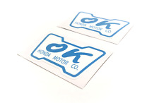 X2 Ok Decals Window Stickers For Honda Accord Prelude Civic Crx Si Eg Ef Ek Jdm