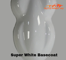 Super White Basecoat With Reducer Gallon Basecoat Only Car Auto Paint Kit