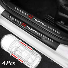 4pcs Car Door Side Step Sill Strip Anti Scratch Protector Sticker For Honda
