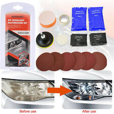 Car Headlight Lens Restoration Repair Kit Polishing Cleaner Cleaning Tools Usa