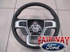 17 Thru 22 Super Duty Oem Ford Leather Steering Wheel W Cruise Hc3z-3600-ec