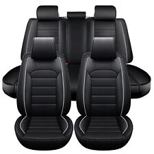 For Toyota Car Seat Cover 5-seat Full Set Leather Front Rear Protector Cushion
