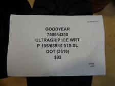 Goodyear Ultragrip Ice Wrt P 195 65 15 91s Sl Winter Tire 780584350 Bq4
