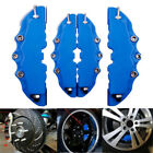 4x Blue 3d Style Frontrear Car Disc Brake Caliper Cover Parts Brake Accessories