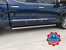 2019-2024 Gmc Sierra Crew Cab Denali Stainless Body Side Molding Trim 1 12 4pc