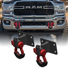 Front Tow Hook Mount Bracket And D-ring Fits 2010-2020 Ram 25003500
