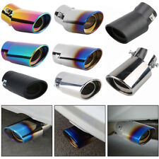 Car Exhaust Pipe Auto Rear Tail Throat Muffler Exhaust Pipe Tip Stainless Steel