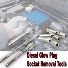 6pc Diesel Glow Plug Socket Removal Tool Set 8 9 10mm Socket M10 M12 Reaming