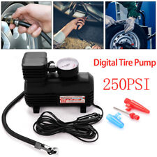 250 Psi 12v Digital Tire Pump Auto Air Compressor Car Tire Inflator Gauge