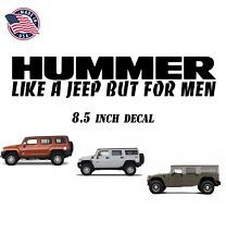 Like A Jeep But For Men Hummer Decals H3 Stickers H2 Alpha Suv Humvee Sticker