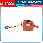 Electric Hoist Winch Portable Electric Winch 1100lbs Wire Remote Control