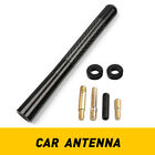 4.7inches Screw Car Antenna Carbon Fiber Radio Fm Antena Black Kit Universal