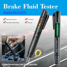 Brake Fluid Tester Pen 5 Led Auto Oil Moisture Diagnostic Tool For Dot3 Dot4
