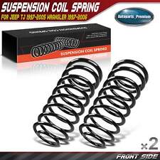 2x Coil Springs Set For Jeep Tj 1997-2005 Wrangler 1997-2006 Front Left Right
