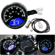 For 12000rpm Motorcycle Universal Lcd Digital Speedometer Tachometer Odometer