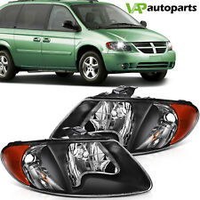 For 2001-2007 Dodge Caravanchrysler Towncountry Headlights Assembly Pair Lamp
