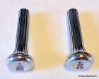 68 69 70 New All Gm 4 Chrome Ribbed Door Lock Pull Knobs Pontiac Chevy Blemish