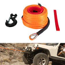 38x100ft Synthetic Winch Rope 22046lbs Recovery Cable Winch Line Truck Suv