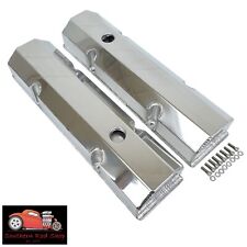 Small Block Chevy Polished Aluminum Fabricated Valve Covers Sbc 350 400