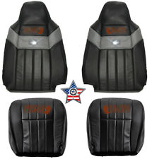 05-07 Ford F250 Harley Davidson Driver Passenger Complete Leather Seat Covers