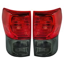 For Toyota Tundra 2007-2013 Red Smoke Tail Brake Lights Aftermarket Leftright