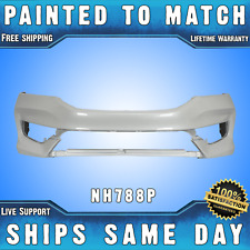 New Painted Nh788p White Orchid Front Bumper Cover For 2016 2017 Honda Accord
