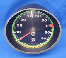 Vintage 1960s Hawk 9000 Rpm Pedestal Cup Mount Greenline Tachometer Day 2 Ct31