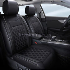 For Hyundai Elantra Car Seat Cover Pu Leather Front Rear Cushion Full Set 5pcs