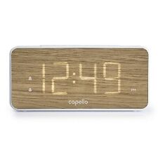 Extra Large Display Digital Alarm Clock Whitepine - Capello