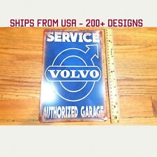 Volvo Sign Volvo Authorized Garage Sign Metal Volvo Sign Tin Volvo Sign Service