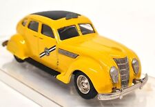 Rex Toys 143 - Chrysler Airflow 1935 Taxi 27 Yellow Diecast Model Car